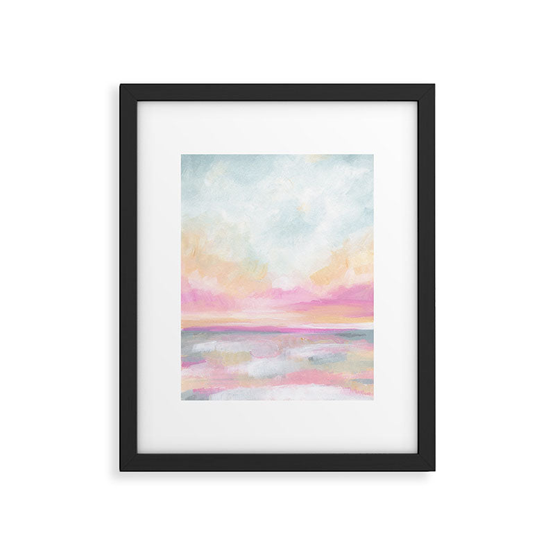 Peace, Love & Joy - Tropical Ocean Seascape Framed Art Print Gallery Image 5