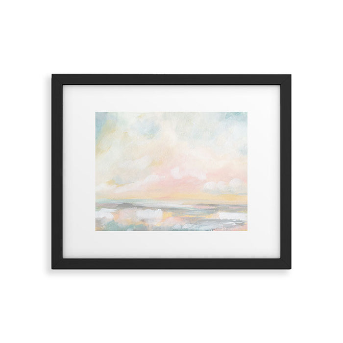 Rebirth - Pastel Ocean Seascape Framed Art Print Gallery Image 1