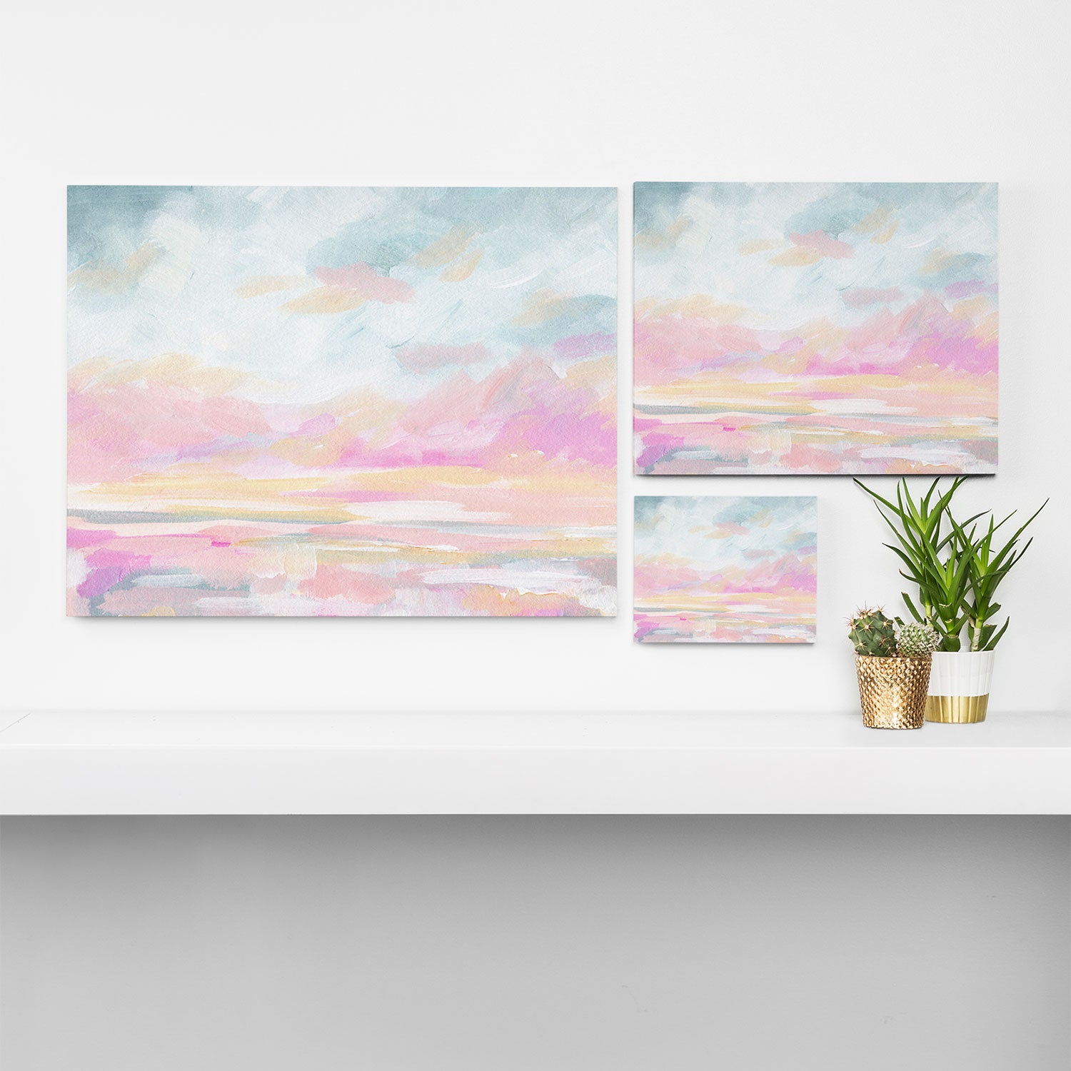So Alive - Bright Ocean Seascape Canvas Print Gallery Image 3