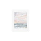 You Are My Sunshine - Gray Pastel Ocean Seascape Art Print Gallery Image 1