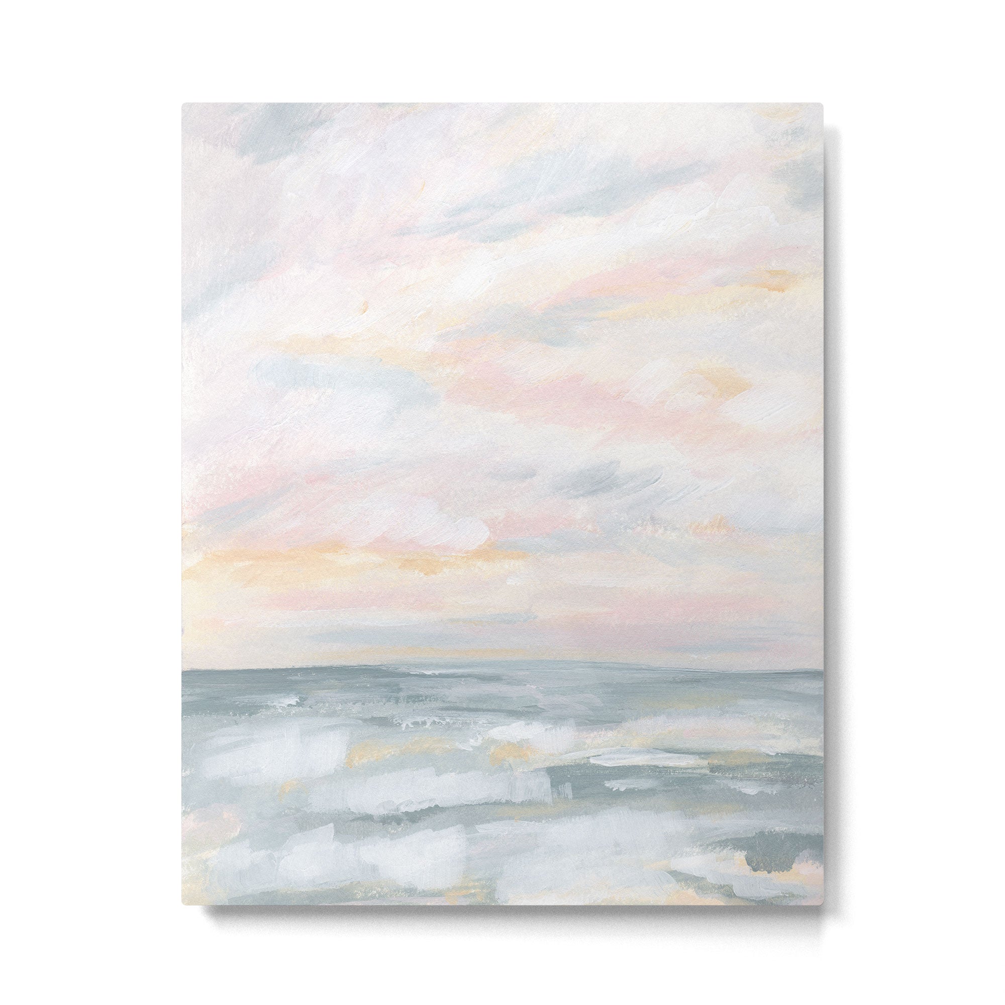 You Are My Sunshine - Gray Pastel Ocean Seascape Metal Print Gallery Image 4