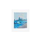 City on the Lake Art Print Gallery Image 1