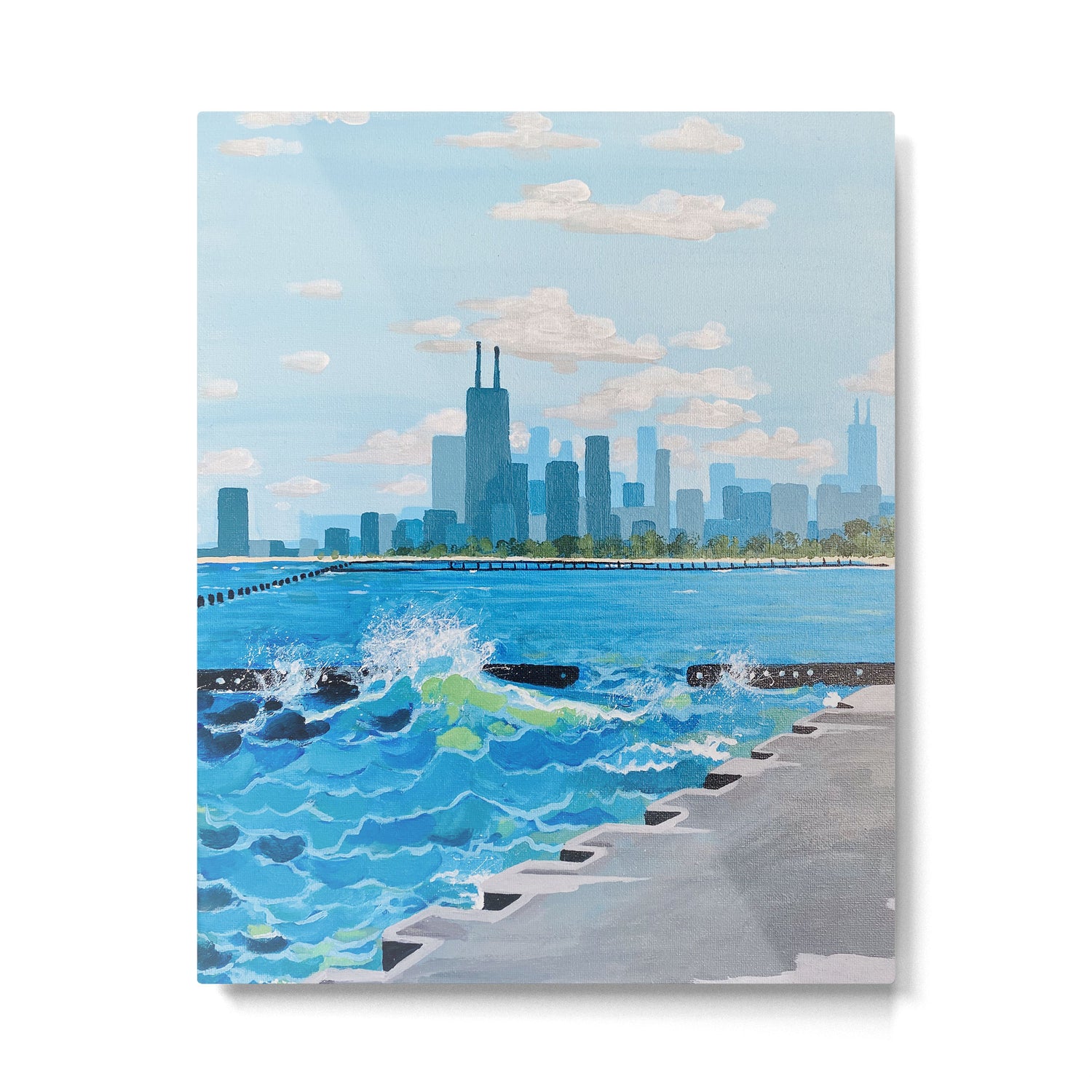 City on the Lake Metal Print Gallery Image 4