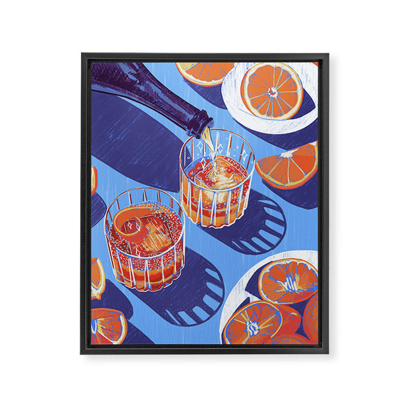 Negroni Spagliato Framed Canvas Print Gallery Image 3