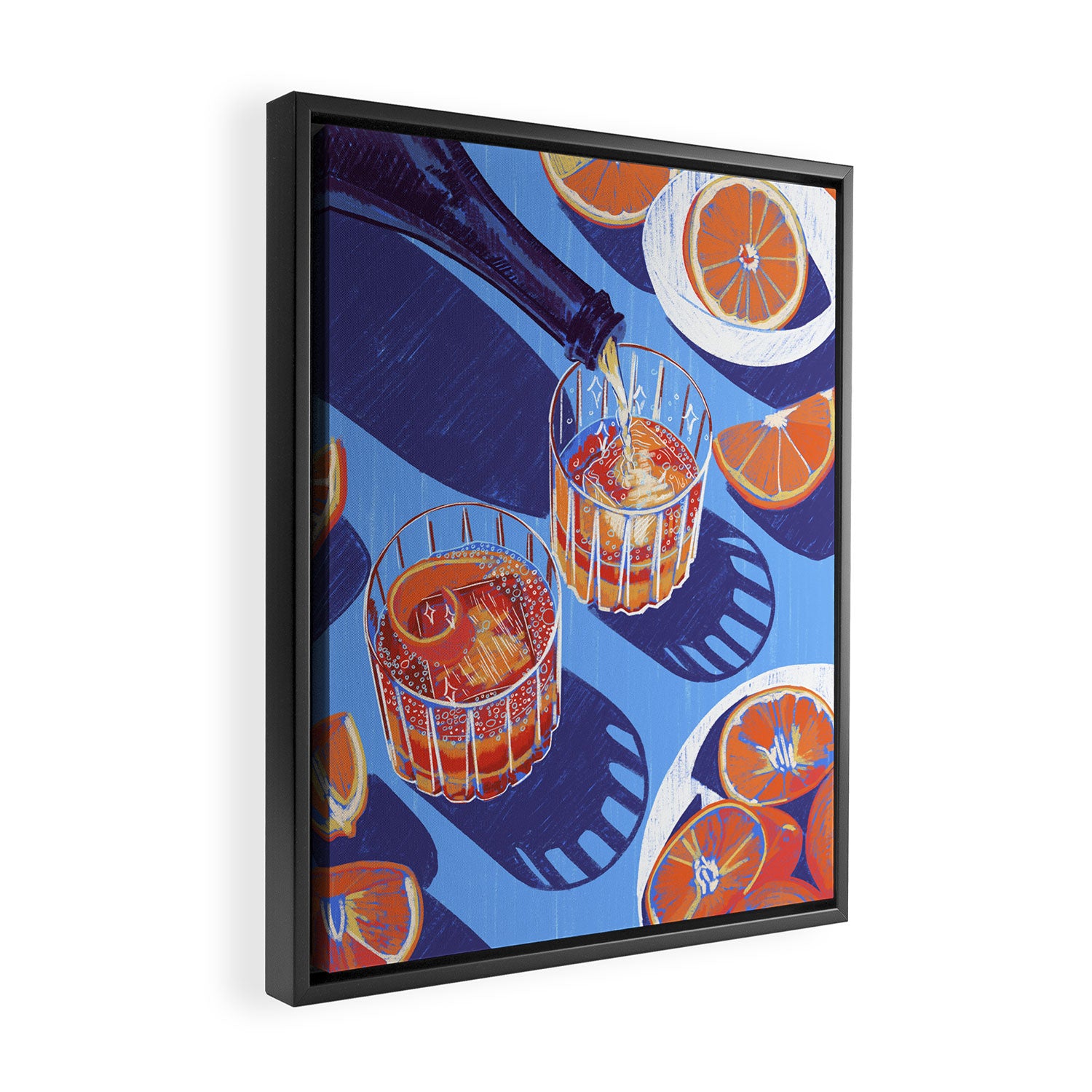Negroni Spagliato Framed Canvas Print Gallery Image 2