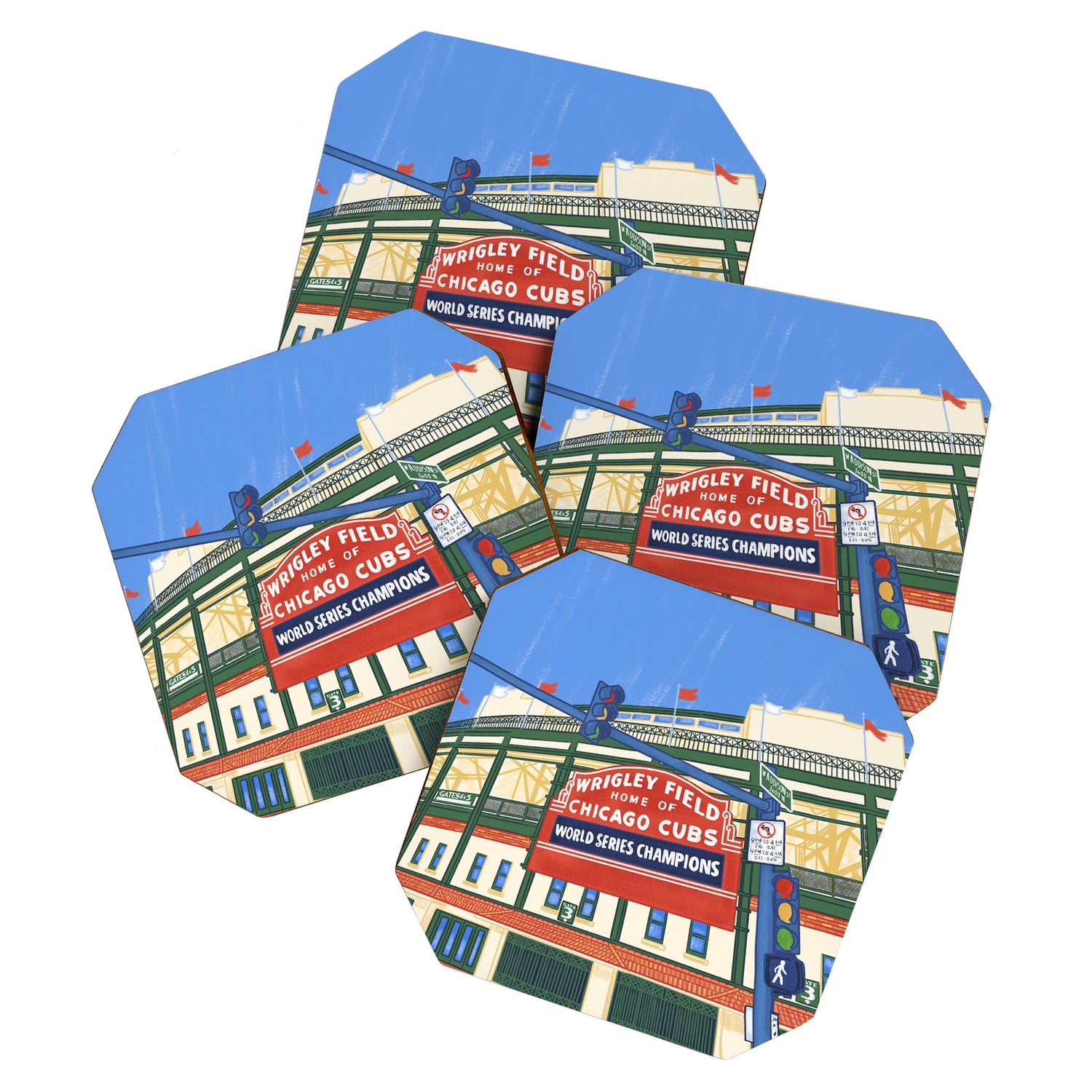 Wrigley Field Coaster Gallery Image 1