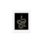 Vintage line snake Art Print Gallery Image 1