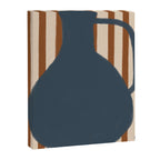 Blue Vase Red Stripes Canvas Print Gallery Image 6