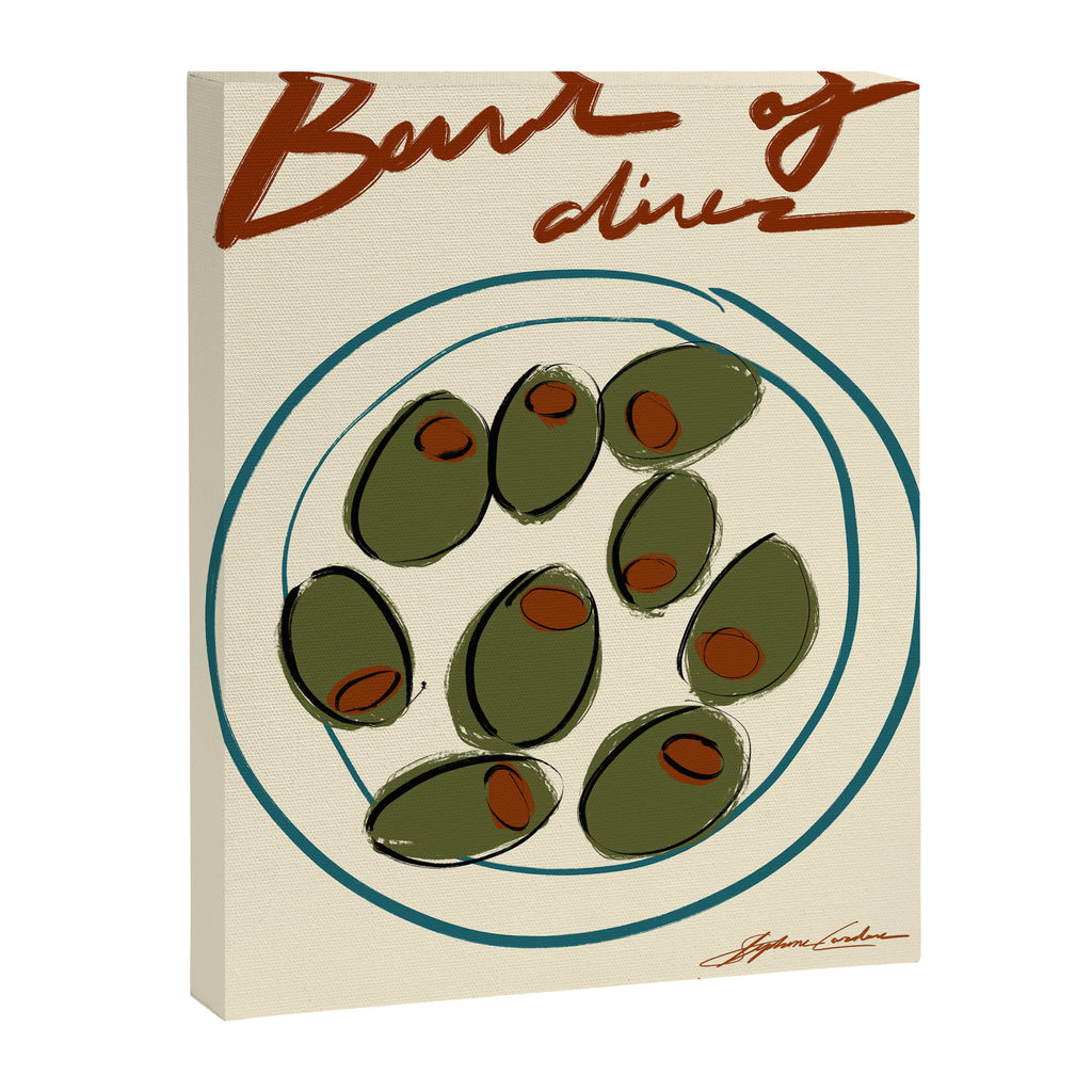 Bowl of Olives Canvas Print Gallery Image 6