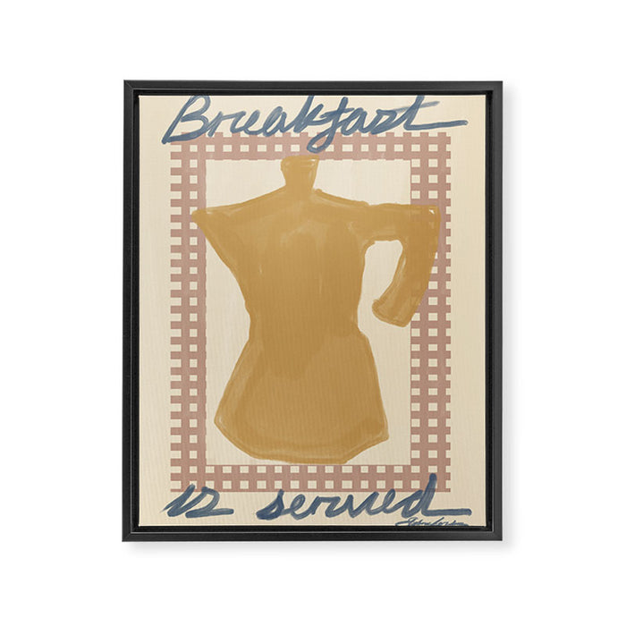 Breakfast is Served Framed Canvas Print Gallery Image 1