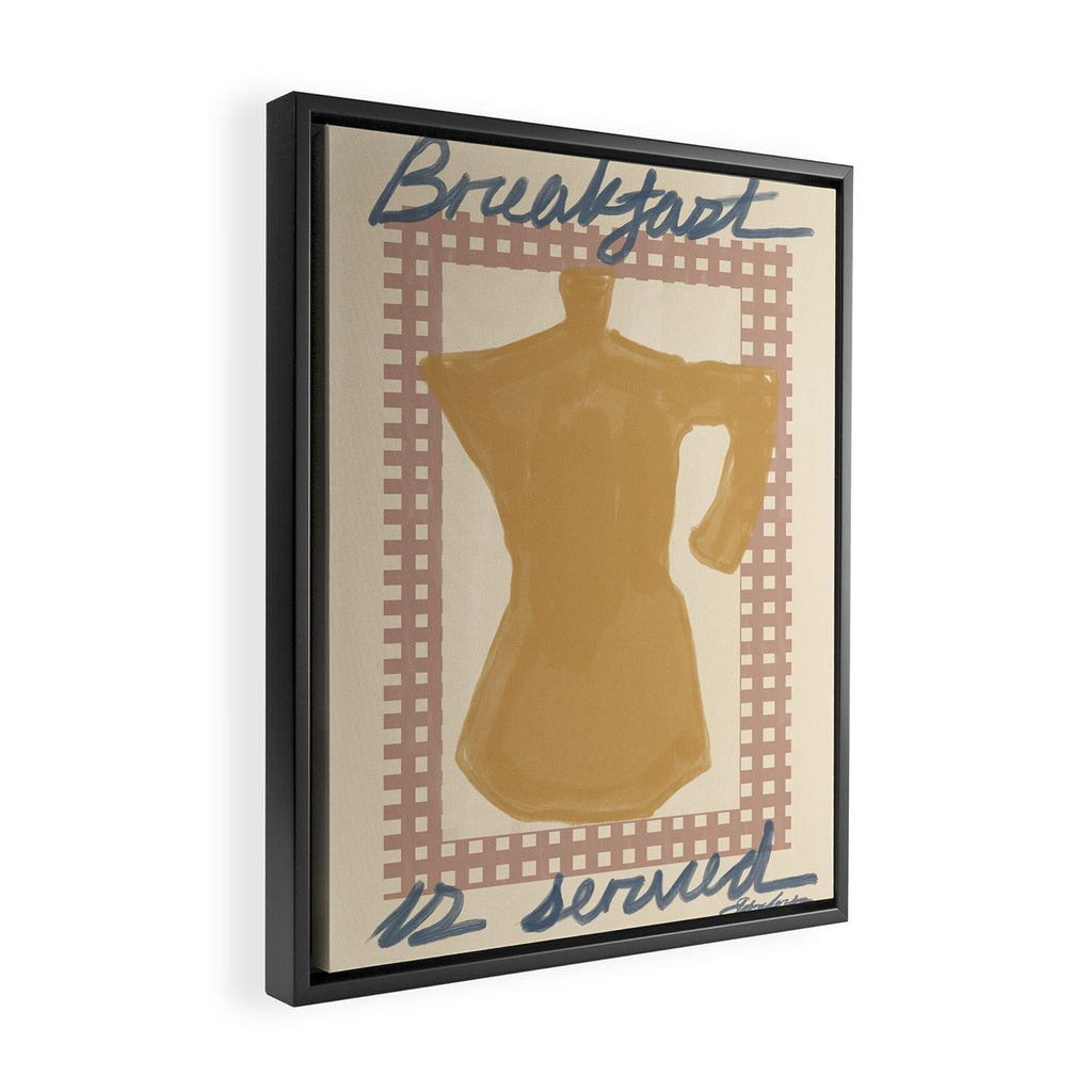 Breakfast is Served Framed Canvas Print Gallery Image 2