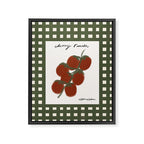 Cherry Tomatoes Checkered Framed Canvas Print Gallery Image 6