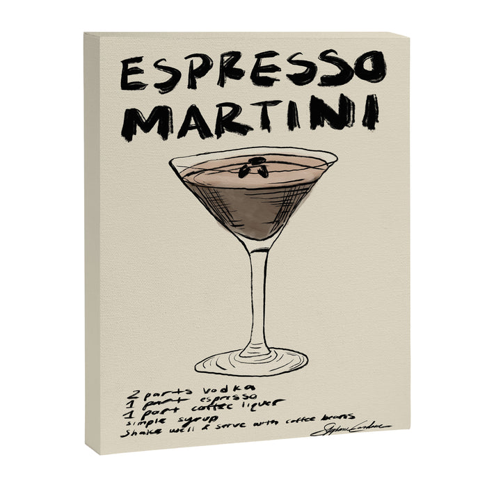 Espresso Martini Canvas Print Gallery Image 1