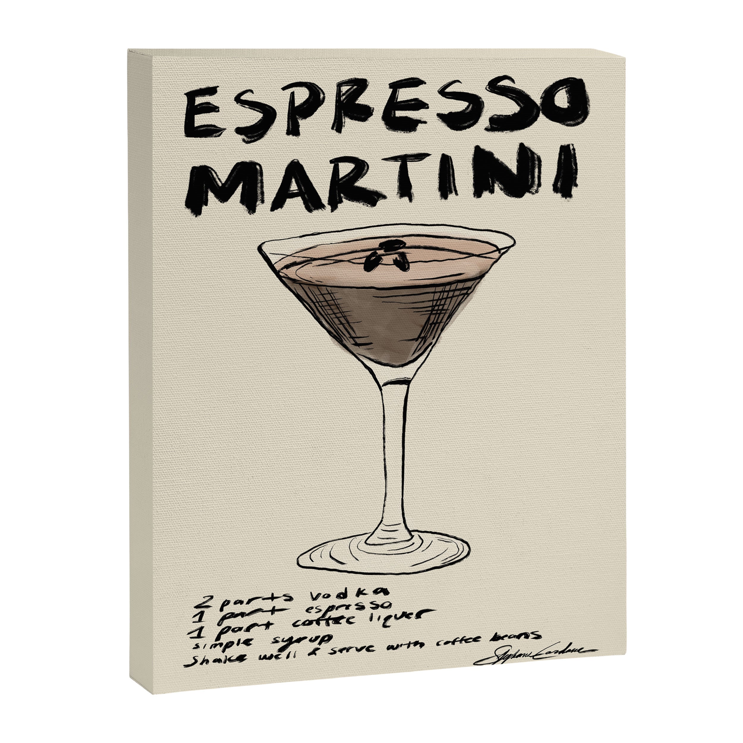 Espresso Martini Canvas Print Gallery Image 6