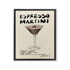 Espresso Martini Framed Canvas Print Gallery Image 6