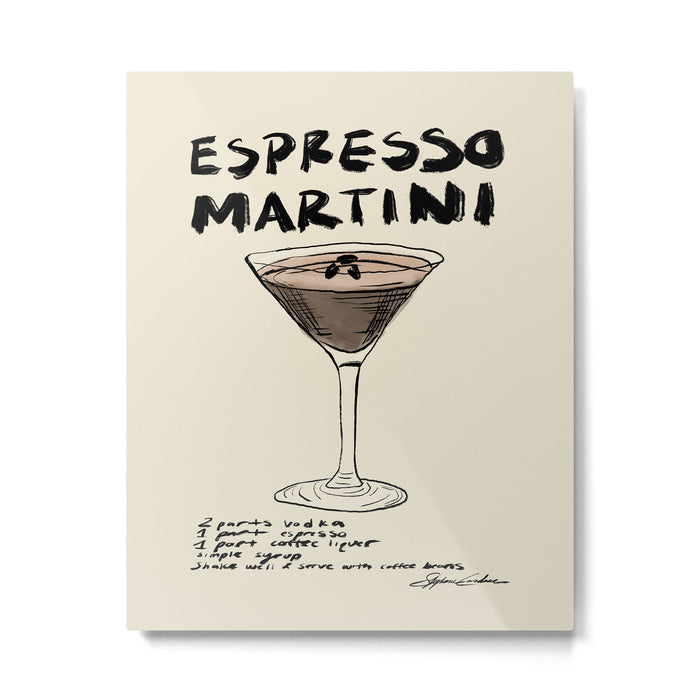 Espresso Martini Metal Print Gallery Image 1