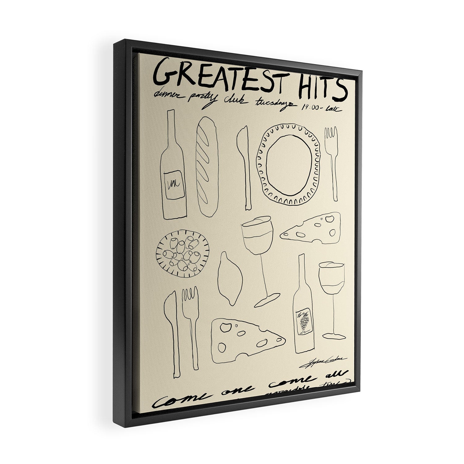 Greatest Hits Framed Canvas Print Gallery Image 2