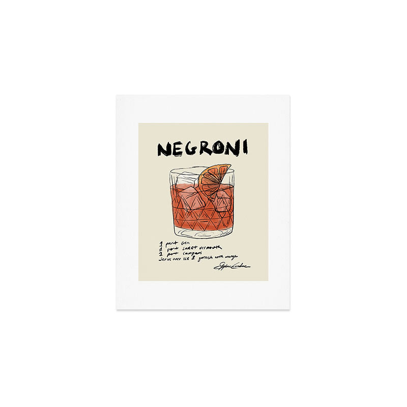 Negroni Art Print Gallery Image 1