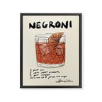 Negroni Framed Canvas Print Gallery Image 6