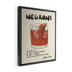 Negroni Framed Canvas Print Gallery Image 2