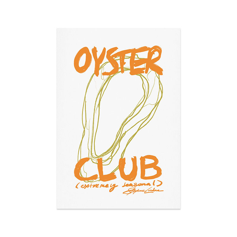 Oyster Club Art Print Gallery Image 1
