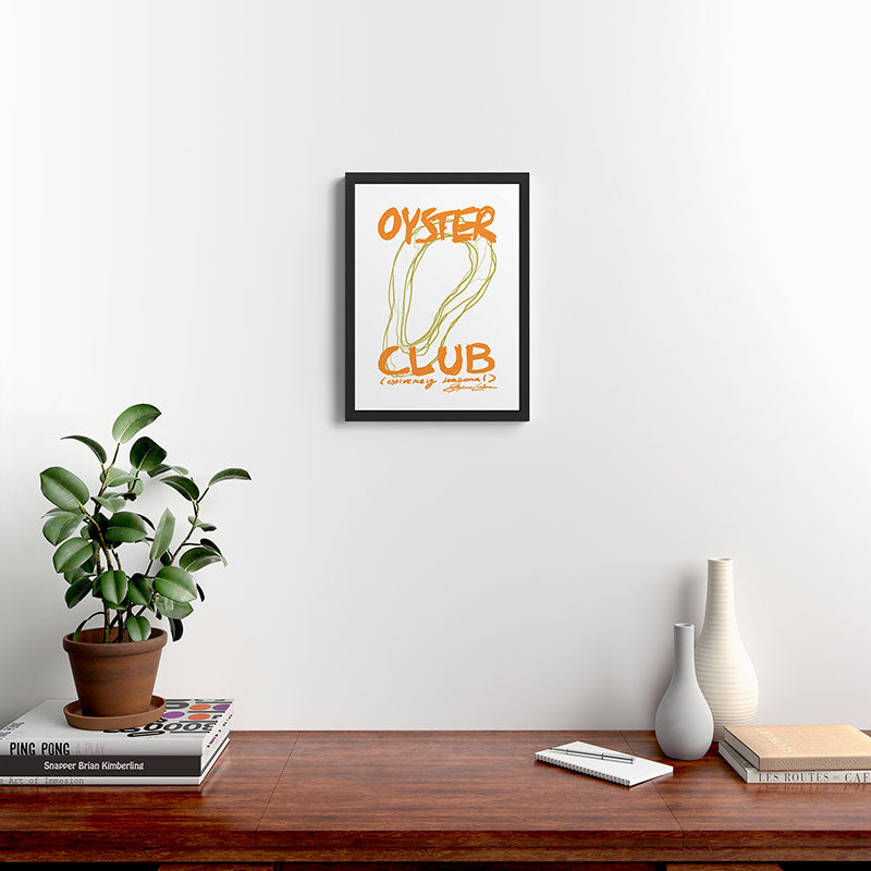 Oyster Club Framed Art Print Gallery Image 2