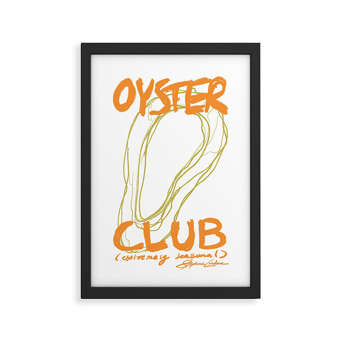 Oyster Club Framed Art Print Gallery Image 1