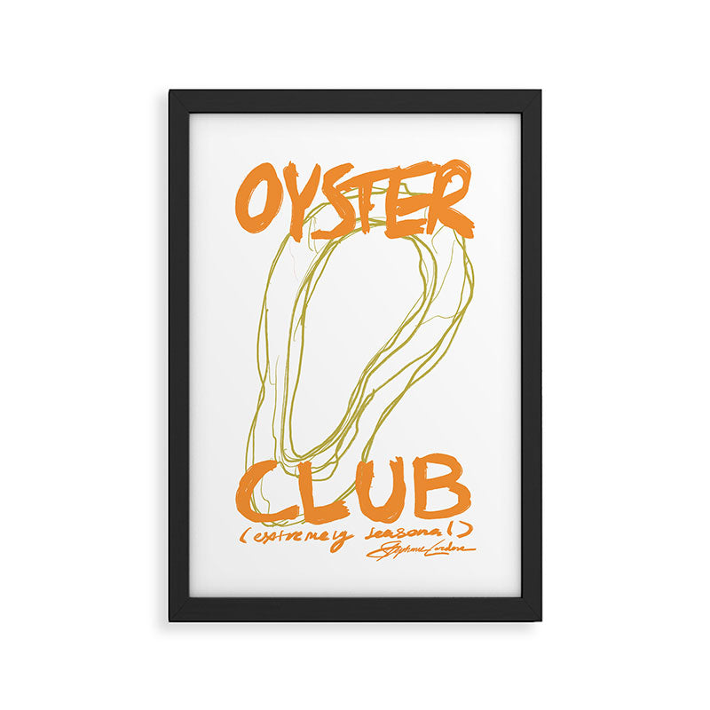 Oyster Club Framed Art Print Gallery Image 2