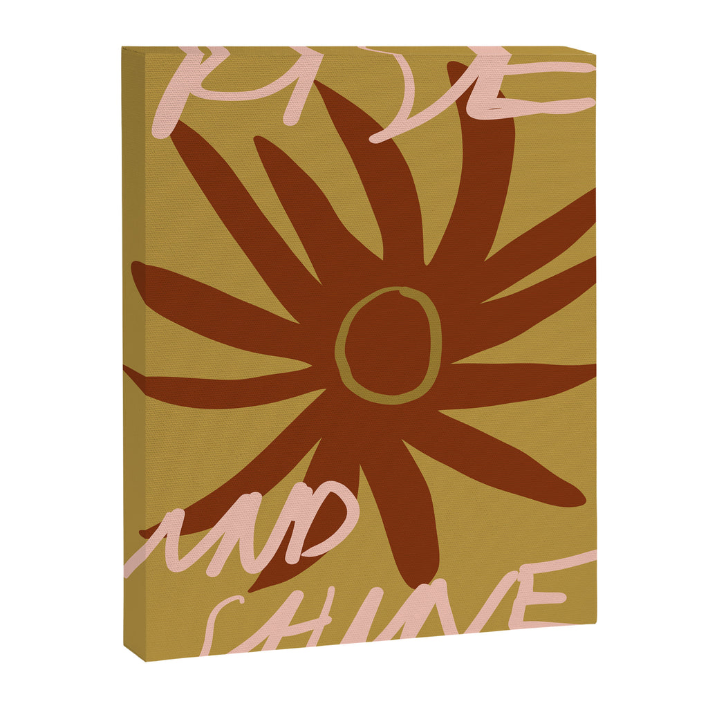 Rise and Shine Vintage Sun Canvas Print Gallery Image 6
