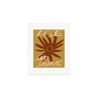 Rise and Shine Vintage Sun Art Print Gallery Image 1