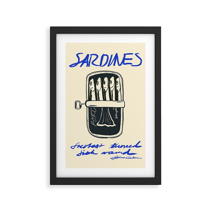 Sardines Framed Art Print Gallery Image 2