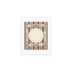 Supper Club Vintage Stripe Art Print Gallery Image 1