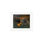 Fire Breathing Raccoon Art Print Gallery Image 1
