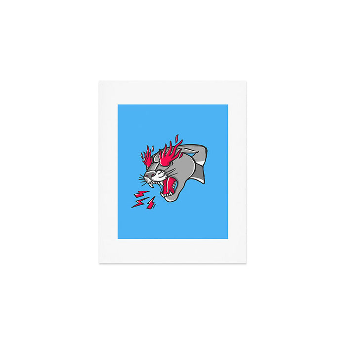 Panther Flame Art Print Gallery Image 1