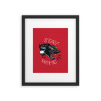 Stay Home Panther Tattoo Framed Art Print Gallery Image 4