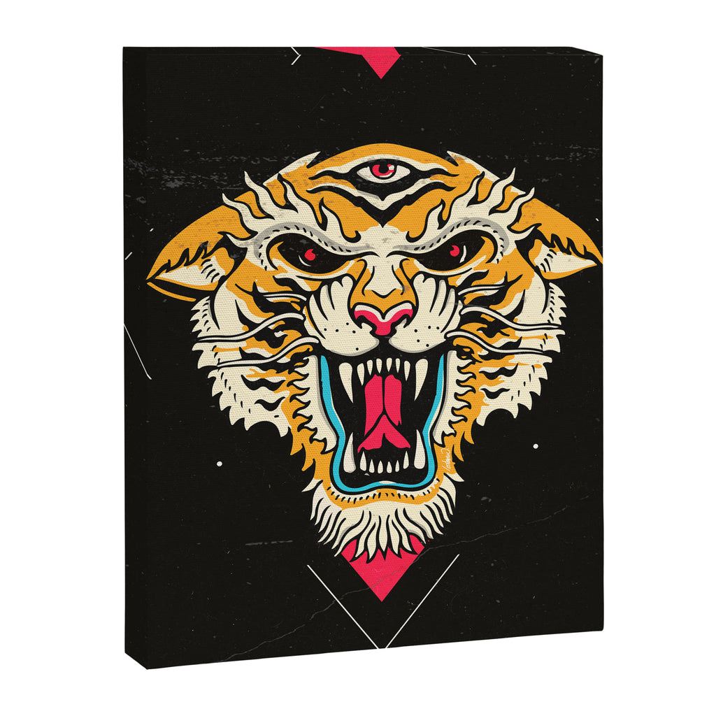 Tiger 3 Eyes Canvas Print Gallery Image 8