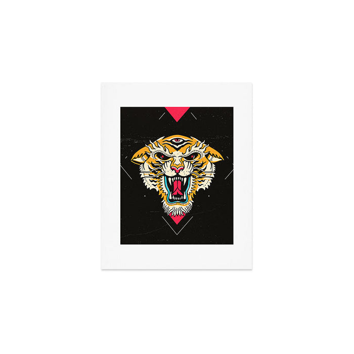 Tiger 3 Eyes Art Print Gallery Image 1