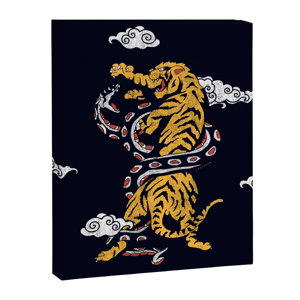 Tiger vs Snake Canvas Print Gallery Image 8