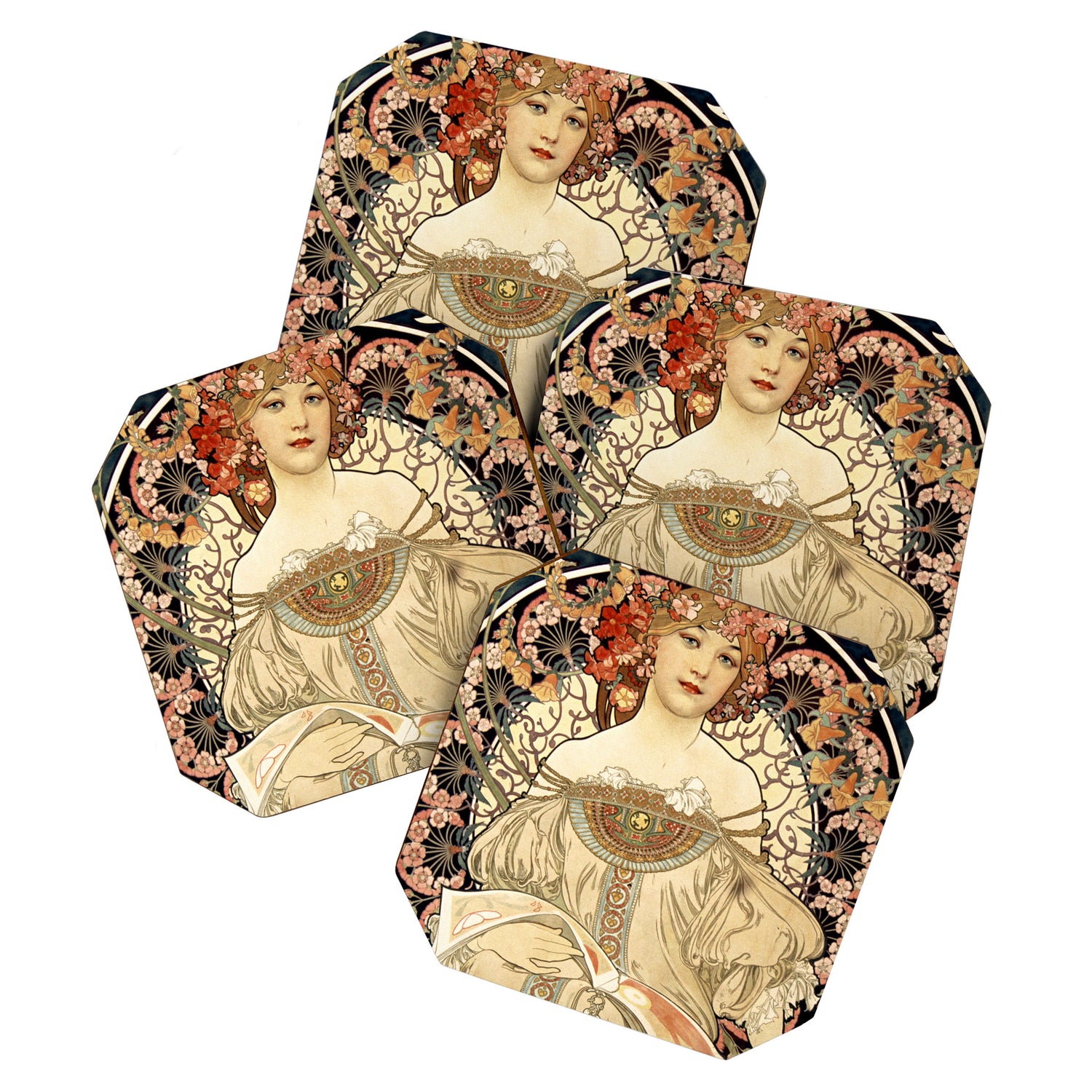 Art Nouveau Coaster Gallery Image 1