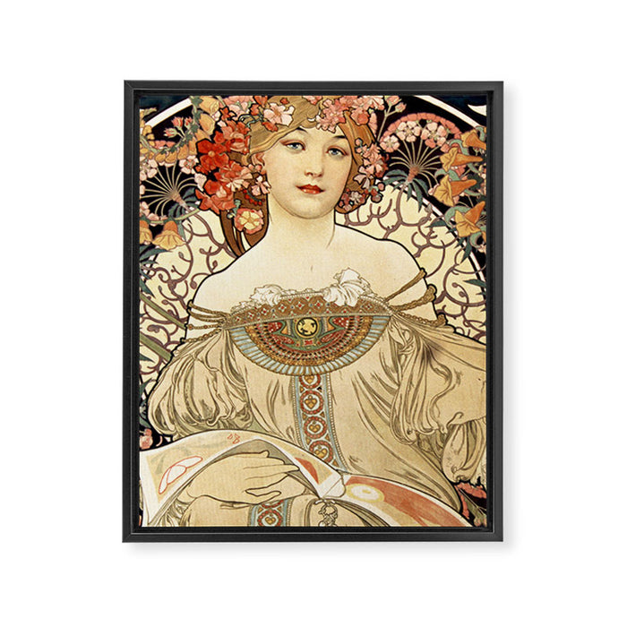 Art Nouveau Framed Canvas Print Gallery Image 1