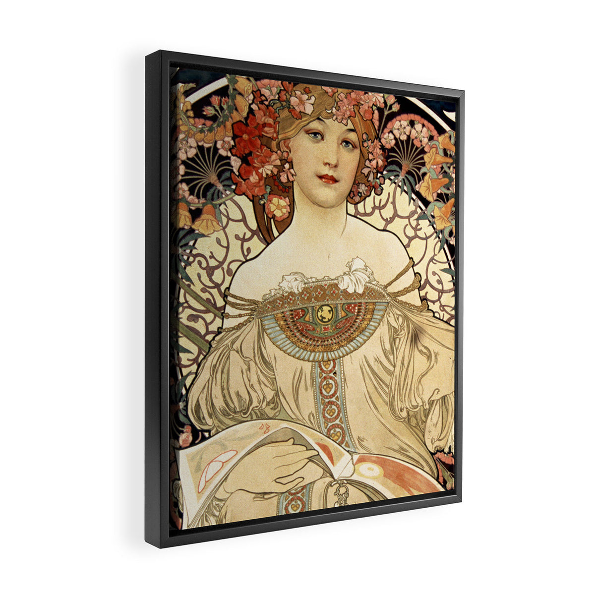 Art Nouveau Framed Canvas Print Gallery Image 2
