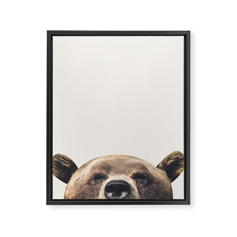 Bear Framed Canvas Print Gallery Image 8