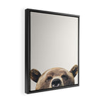 Bear Framed Canvas Print Gallery Image 2