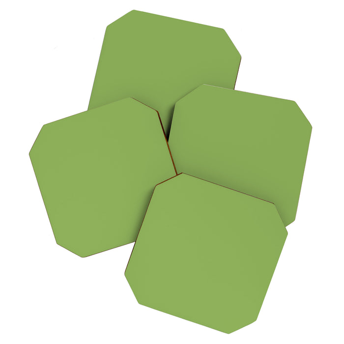 Color Green Coaster Gallery Image 1