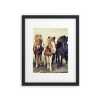 Horses Framed Art Print Gallery Image 5
