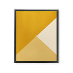 Mustard Tones Framed Canvas Print Gallery Image 8