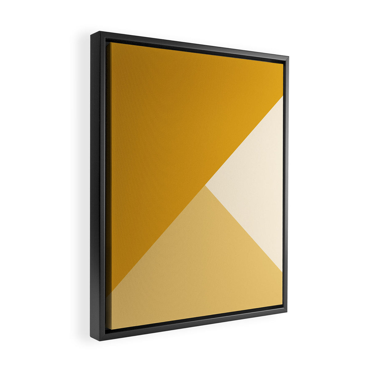 Mustard Tones Framed Canvas Print Gallery Image 2