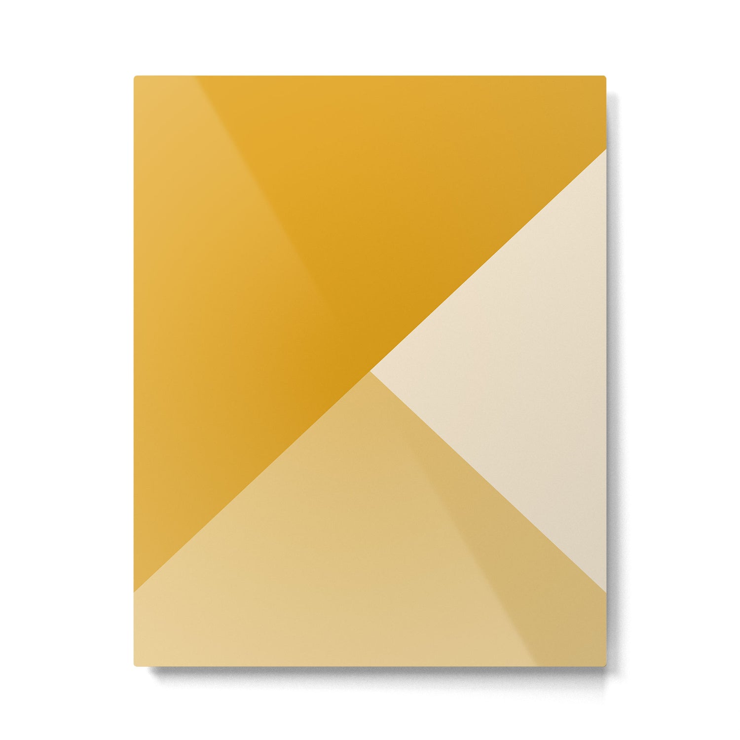 Mustard Tones Metal Print Gallery Image 6