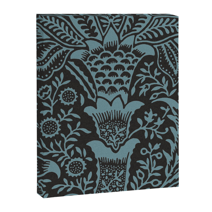 Tropical pattern black Canvas Print Gallery Image 1