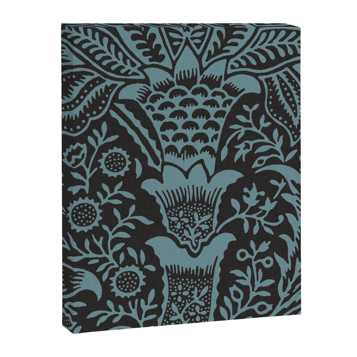 Tropical pattern black Canvas Print Gallery Image 8